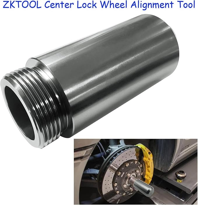 ZKTOOL Center Lock Wheel Alignment Tool for Porsche 911 997 992 718 & Lamborghini STO, Thread Size is 55×3.0MM