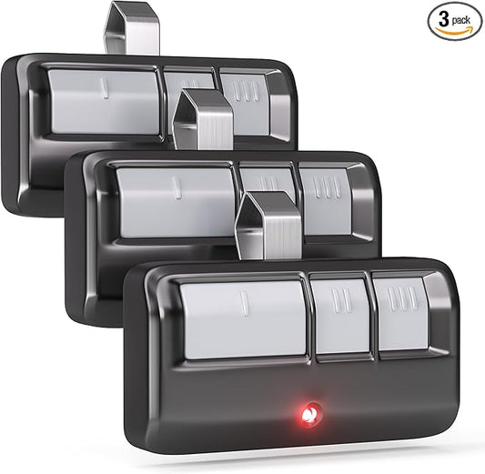 3 for Chamberlain LiftMaster Craftsman Garage Door Opener Remote 893LM 893MAX 971LM Universal with Extra Battery
