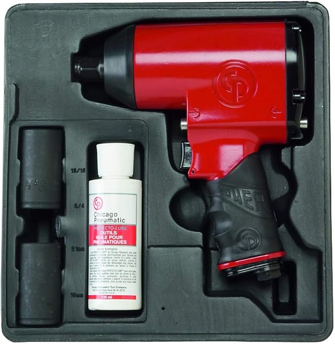 Chicago Pneumatic CP749K 1/2-Inch Super Duty Air Impact Wrench Kit