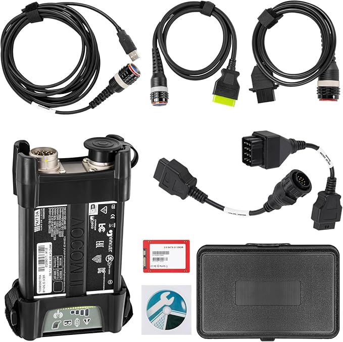 Diagnostic Tool V2.8. 150 for VOE VOCOM2 88894000 88890300V Vocom Tech Tool Diagnostic KIT,Truck excavators Buses Yacht Diagnose with 2.8 Software SSD 88894000 88890300V