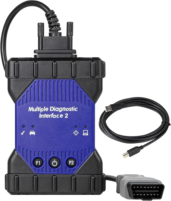 EL-52100-AM MDI2 Multiple Diagnostic Interface Scanner,EL-52100-AM Multiple Diagnostic Interface 2 Kit WiFi Version with OBD2 USB Version 2.0 for DLC Cable Plug，NOT Compatible Windows 10.