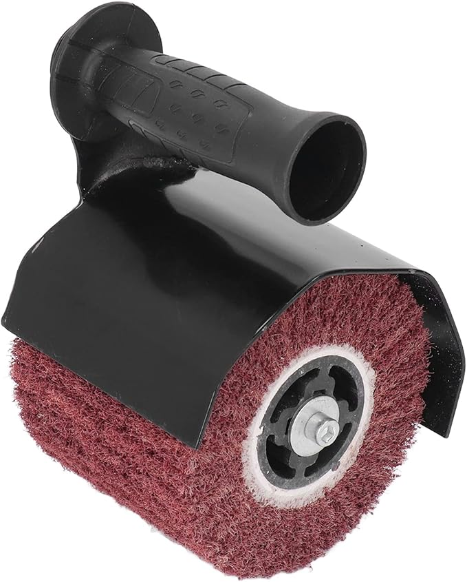 Burnishing Adapter for Angle Grinder, Burnishing Polishing Machine Stainless Steel Handheld Sander Polisher Wheel M10 Angle Grinder Attachment for Wood Metal Grinding