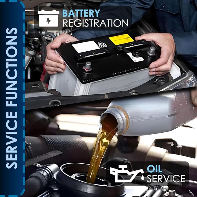 JUTA B50 OBD2 Scanner Fit for BMW and Mini, Full Systems OBD-II Diagnostic Tool with Battery Registration, Oil Reset, ABS Bleeding, EPB Code Reader
