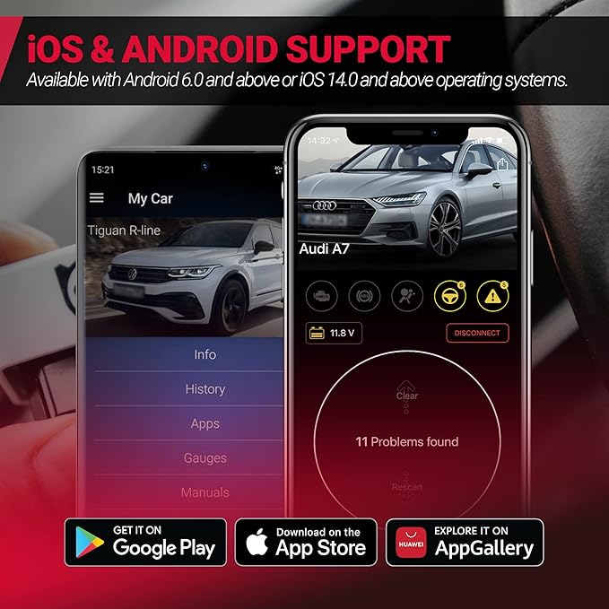 OBDeleven OBD2 Diagnostic Tool Scanner for Audi Cupra Seat Skoda Volkswagen (Android & iOS, Next Gen Ultimate Pack)