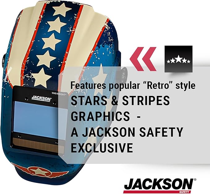 Jackson Safety HLX 100 Welding Hood - Ultra Lightweight Auto Darkening Welding Helmet with Insight Digital Variable ADF - ANSI Z87.1