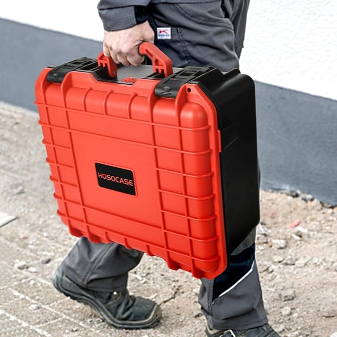 Case for Milwaukee Air Compressor M18: Waterproof Hard Case for Milwaukee Cordless Tire Inflator 2848-20 with 3.0-12.0 Battery, Air Pump Storage Box for Milwaukee Tool | Battery | Charger (Case Only)