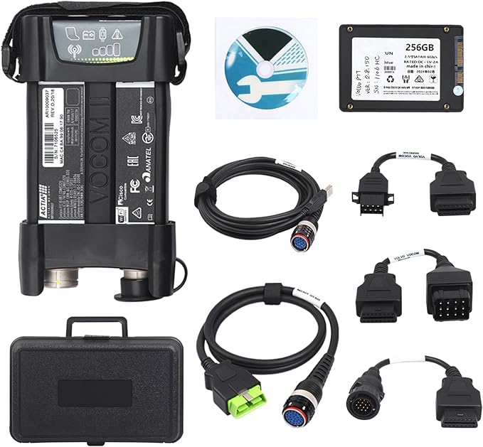 Diagnostic Tool V2.8.150 for VOE VOCOM2 88894000 88890300V Vocom Tech Tool Diagnostic KIT ，Truck excavators Buses Yacht Diagnose with 2.8 Software SSD