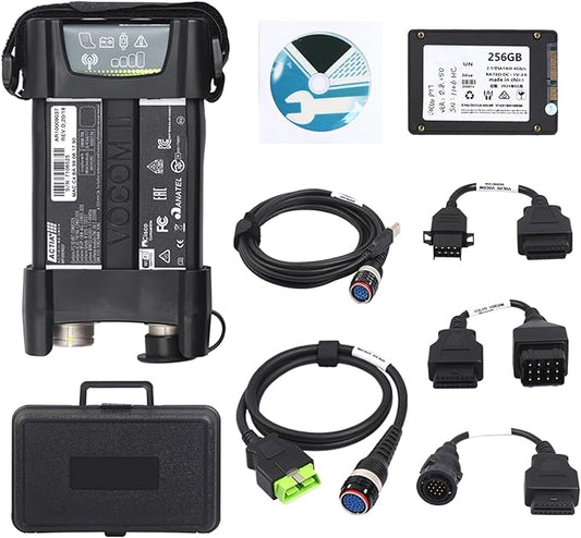 Diagnostic Tool V2.8.150 for VOE VOCOM2 88894000 88890300V Vocom Tech Tool Diagnostic KIT ，Truck excavators Buses Yacht Diagnose with 2.8 Software SSD