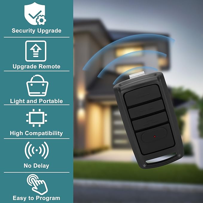 3 for O3T-BX O3T-A Overhead Door Remote, G3T-BX 315/390MHZ Universal, Compatible with Overhead Garage Door Opener Remote