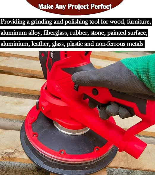 20 PCS 7 Inch 80 Grit Sanding Discs Sandpaper -7" Hook-and-Loop Aluminum Oxide Sander Paper Grinding Polishing for Drywall Random Orbit Sander