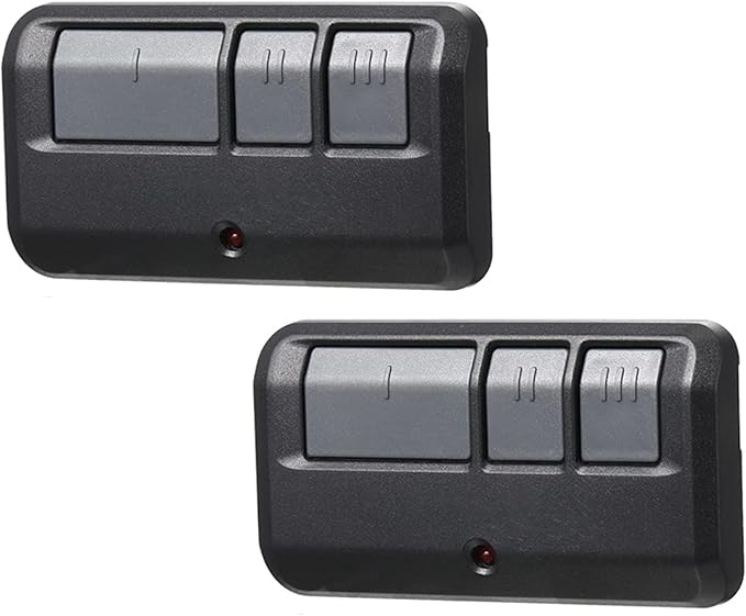 2PCS Garage Door Opener Remote Compatible with Raynor 371RGD, 372RGD, 373RGD, 373PRGD, 377LG, Purple Learn Button Openers 2005-2014, 315 MHz Replacement Part (Grey Button)