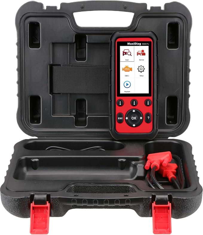 Autel OBD2 Scanner MaxiDiag MD808 Pro, All System Diagnostic Scan Tool, Upgraded of MaxiCheck Pro/ MD808/ MD806 Pro/ MD802, 7 Reset Service Oil/EPB/SAS/BMS/Throttle, Auto Scan, Lifetime Free Update