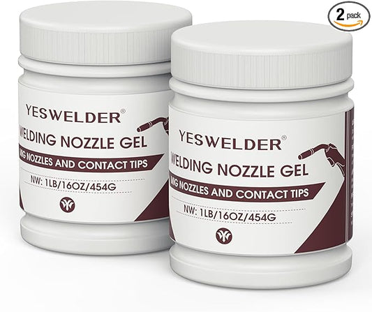 YESWELDER Welding Nozzle Gel for MIG Welding, Anti-Spatter Dip Gel for MIG Torch And Contact Tips (2 Cans)
