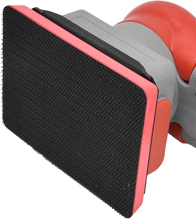 Random Orbit Air Palm Sander, 3 in 4 in, one eighth in Orbit, 10,000 Max OPM, Air Squares Sanding Machine, Electric Orbit Sander, Non Vacuum Orbital Sander for Wood Sanding, Car Waxing, etc