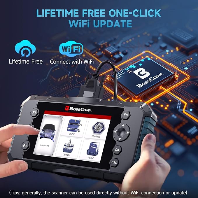 IFIX430 Car Scanner Diagnostic Tool ABS SRS Transmisson, Check Engine Code Reader for Cars and Trucks,Diagnostic Scanner for All Vehicles Airbag Car Scanner with Lifetime Wi-Fi Free Update