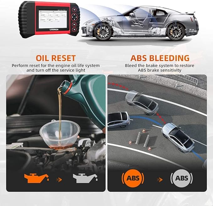 LAUNCH OBD2 Scanner Touch PRO Elite- 2023 New Scan Tool with 20 Resets Injector Coding SAS EBP BMS ABS B leeding Throttle Adaptation Car Scanner,All System Diagnostic Tool,Auto VIN,Free Update