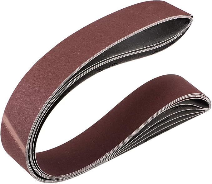 uxcell 2 x 48 Inch Sanding Belt 240 Grit Sand Belts for Belt Sander 5pcs