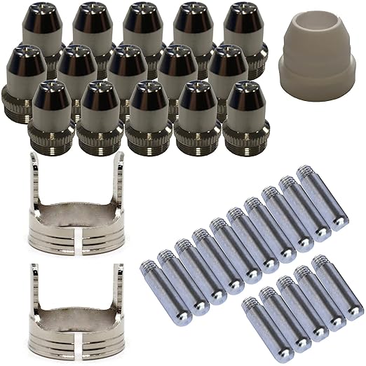 Lotos PCS Plasma Cutter Consumables Sets for Brown Color LTP5000D and Brown Color LTPDC2000D (33 Pieces)