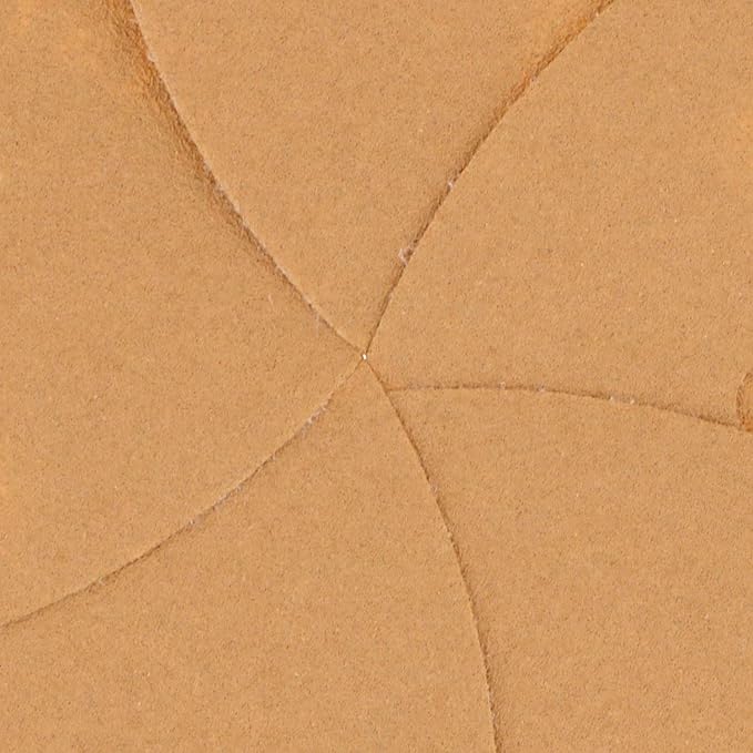 Dura-Gold Premium 120 Grit 6" Gold Sandpaper Discs, 6 Hole Pattern Dustless, Box of 50 - Hook & Loop Backing for DA Sander, Finishing Coarse Sanding Abrasive Automotive Paint, Woodworking Wood, Metal