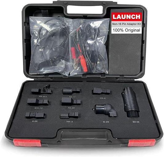 LAUNCH Non-16 Pin Adapter Kit OE-Compliant Connectors Compatible for All LAUNCH X-431 Diagnostic Tool [X-431 V/V+, X-431 PRO S+/3S+/5/Mini, X-431 PAD III/V/VII]
