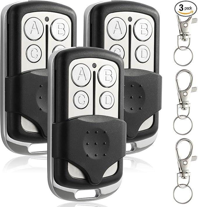 3 Keychain Garage Door Opener Remote,Compatible with LiftMaster Chamberlain Garage Door Opener,893MAX,890MAX 953EV/EVC,3 Pack