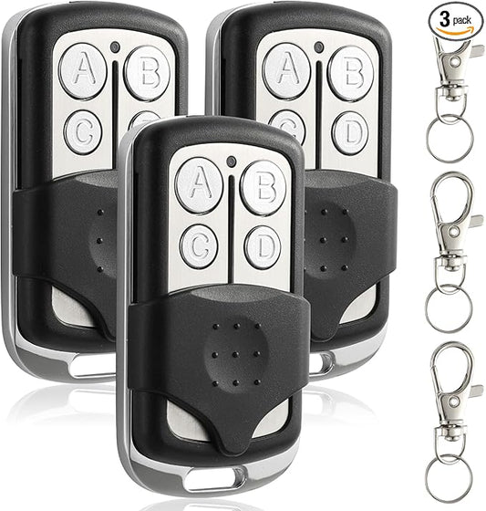 3 Keychain Garage Door Opener Remote,Compatible with LiftMaster Chamberlain Garage Door Opener,893MAX,890MAX 953EV/EVC,3 Pack