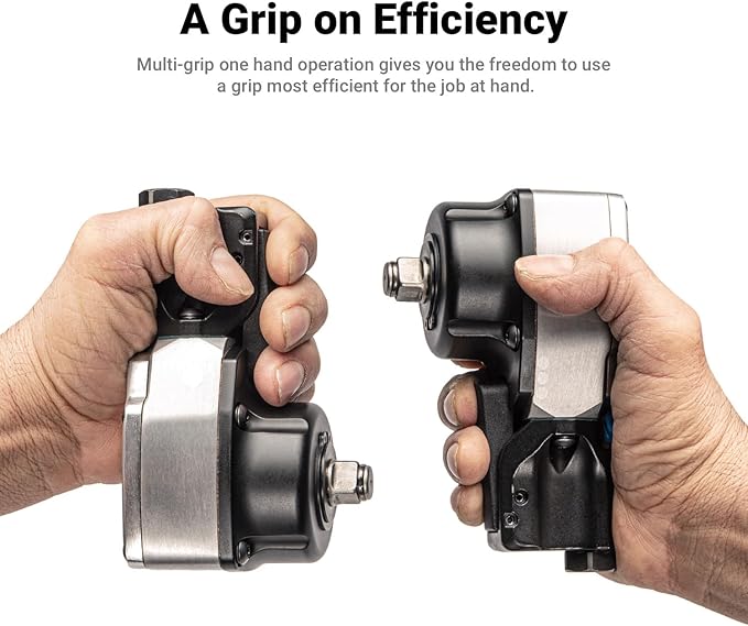 Capri Tools 1/2 in. Palm Air Impact Wrench, 400 ft. lbs.