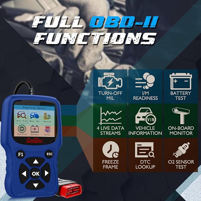 Creator C420 OBD2 Scanner Fit for BMW Mini Full Systems OBD-II Diagnostic Tool with Battery Registration Oil Reset CBS Reset ABS SRS OBD Scan Tool Code Reader [New Version Update of C110+ C310+ C410]