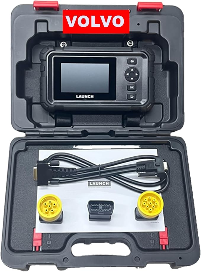 LAUNCH Scanner HD-Volvo Heavy Duty Truck Diagnostic Scan Tool, Actuation Test,Coding, Special Functions,Full System Diagnosis, Lifetime Free Upgrade