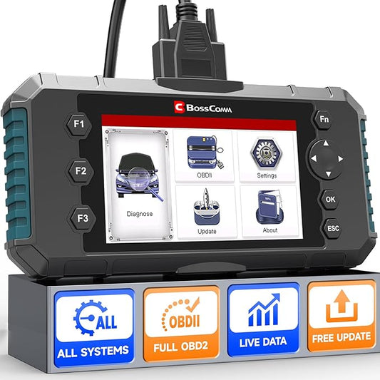 IFIX435 All System Code Reader for Cars and Trucks, OBD2 Scanner Diagnostic Tool for 10,000+ Vehicles, OBDII/EOBD Car Scanner Diagnostic Tool with Lifetime F-Ree WiFi Update