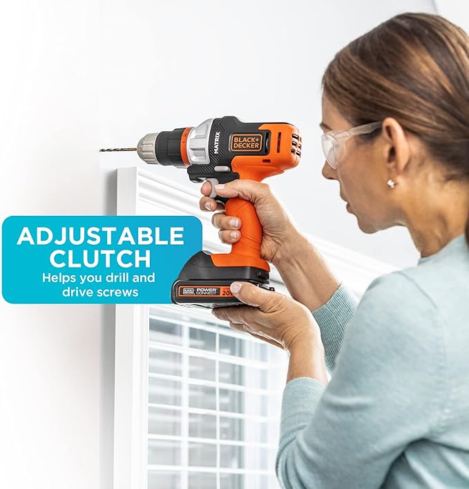 BLACK+DECKER 20V MAX Matrix Cordless Drill/Driver (BDCDMT120C)