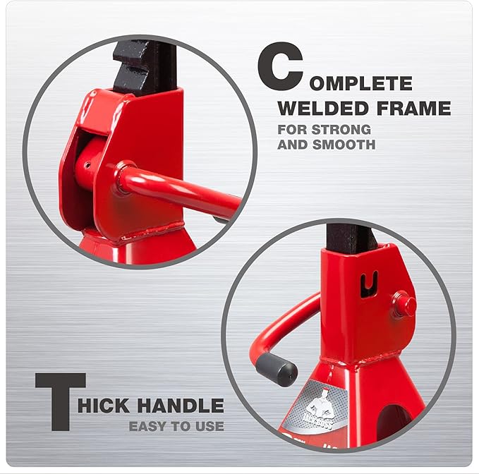 Jack Stands Low Profile 2 Ton(4400 LBs) Lifting Car Stand, Fit Use for Cars Automotive Small Vehicles, 2 Pack