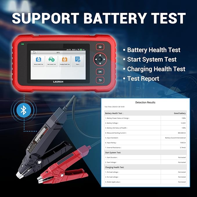 LAUNCH Millennium Master 2.0 OBD2 Scanner, Check Engine/ABS/SRS/Transmission Diagnostic Scan Tool with 13 Service Functions, Support Battery Health/Start/Charging Test, Auto VIN (Use in The US & CAN)