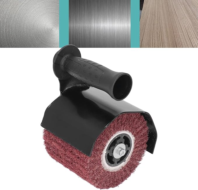 Burnishing Machine Kit Electric Sander Polisher Angle Grinder Attachment for Wood Metal Grinding M10