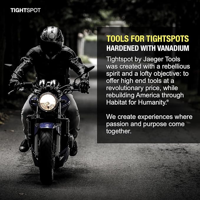 TIGHTSPOT 1/4" Drive 53pc Impact Socket PRO SET, our Most Popular Set Ever with SAE & Metric from 3/16 Inch - 9/16 Inch, 4mm-15mm, Standard/Deep Sockets, Extension Bars, Adapter & More