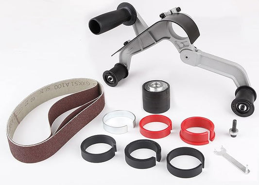 Tube Belt Sander Attachment,Stainless Steel,Metal,Tube Polishing,Sanding 760x40mm