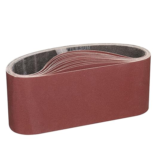 3 x 21 Inch Sanding Belts 240 Grits - 14 Pack Sanding Belt Aluminum Oxide Belt Sander Belts Best for Sanding Wood,Metal and Paint