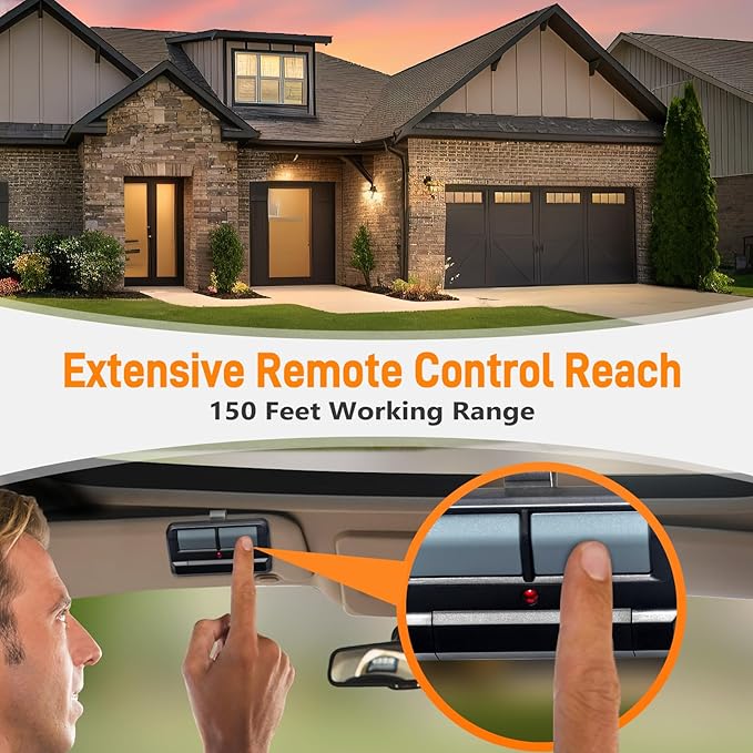 892LT for Liftmaster Garage Door Opener Remote, Garage Door Remote for Chamberlain, Craftsman, Dip Switch, 2-Button Security+ 2.0 Learning Remote Control Replaces 972lm 372lm 62lm- 1Pack