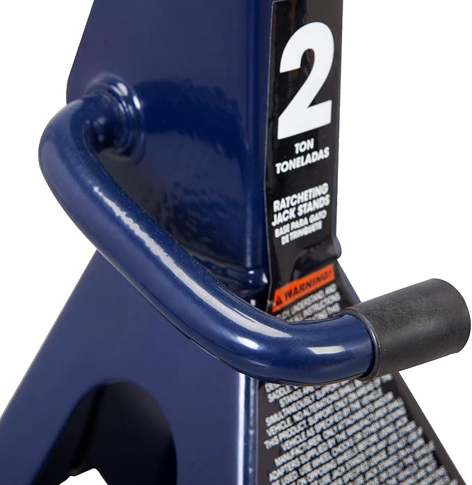 BIG RED AT82001UR Torin Hydraulic Trolley Service/Floor Jack Combo with 2 Jack Stands, 2 Ton (4,000 lb), Blue
