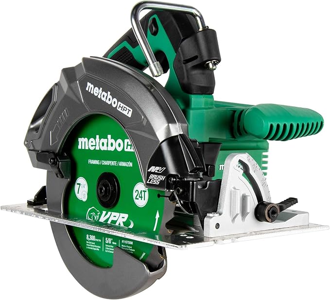 Metabo HPT 36V MultiVolt™ Circular Saw, 7-1/4-Inch, Torque Boost Technology, Tool Body Only, Optional AC Adapter Available, C3607DBQ4