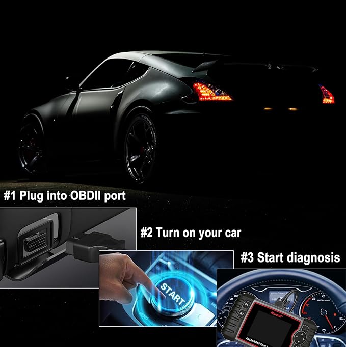 iCarsoft E660 ABS Diagnostic Tool, OBD2 Scanner for ABS/SRS/SAS/EPB/Engine, Car Code Reader with SAS/EPB Reset/Battery Test, Auto Diagnostic Car Scanner Read Clear Fault Codes,Free Upgrade