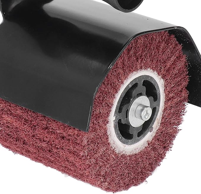 Burnishing Adapter for Angle Grinder, Burnishing Polishing Machine Stainless Steel Handheld Sander Polisher Wheel M10 Angle Grinder Attachment for Wood Metal Grinding