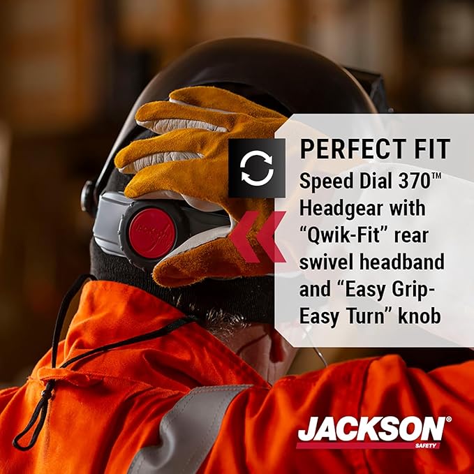 Jackson Safety PL 280 Pipeline Welding Hood - Flip Front Welding Helmet - Shade 10, ANSI Z87.1 (Multiple Headgear Styles and Colors)