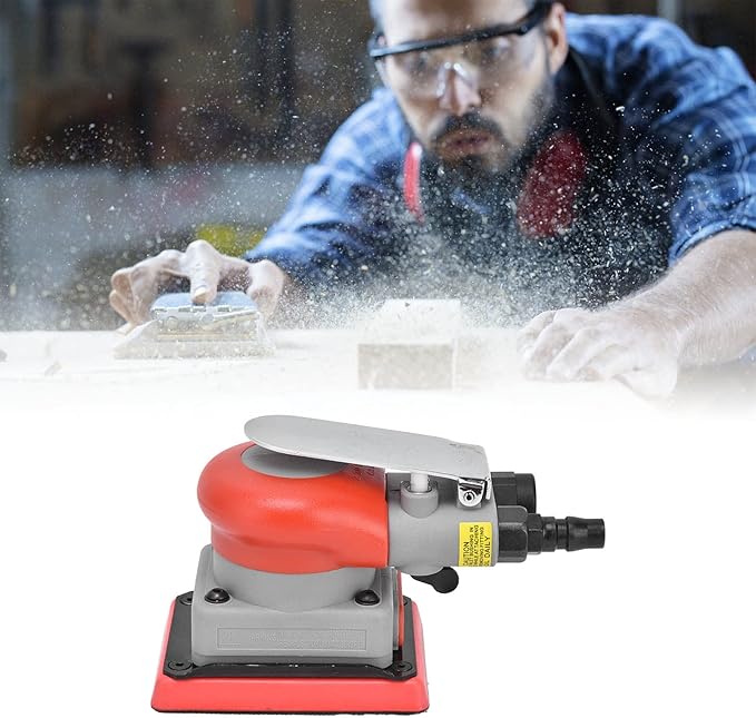 Pneumatic Sander Pneumatic Sander Alloy Steel Air Sanding Machine Sandpaper Machines For Wood 75X100Mm Pneumatic Sander