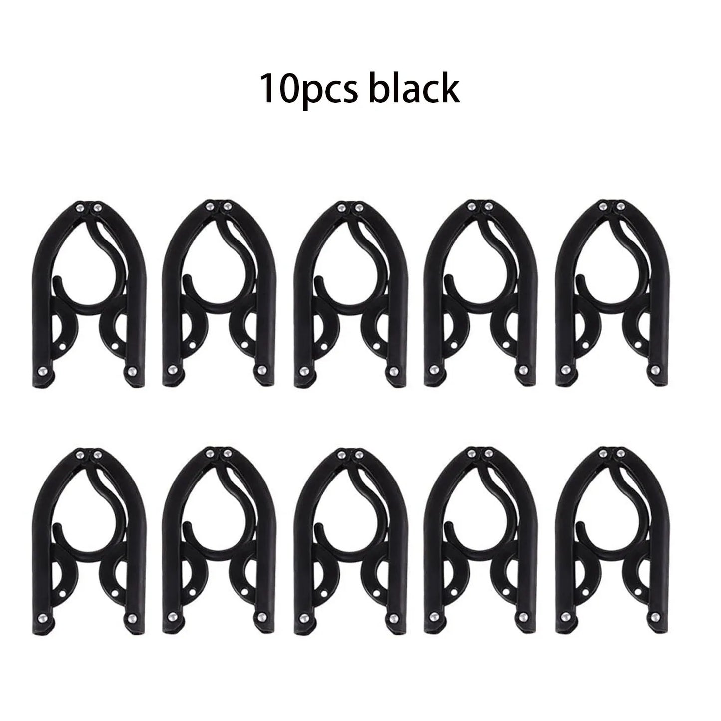 [no.6] Foldable Travel Clothes Hangers – 6-Pack (Green + Yellow) | Portable & Space-Saving for Trips and Home Use