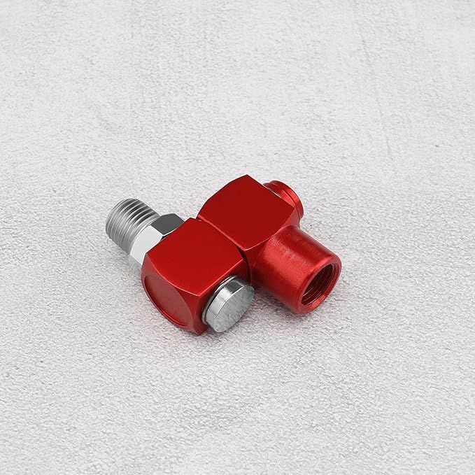 The Lord of the Tools 2PCS 1/4 Inch NPT 360 Degree Swivel Air Hose Connector DYWX01 Air Fitting Pneumatic Tool Adapter for Grinders Sanders Drills