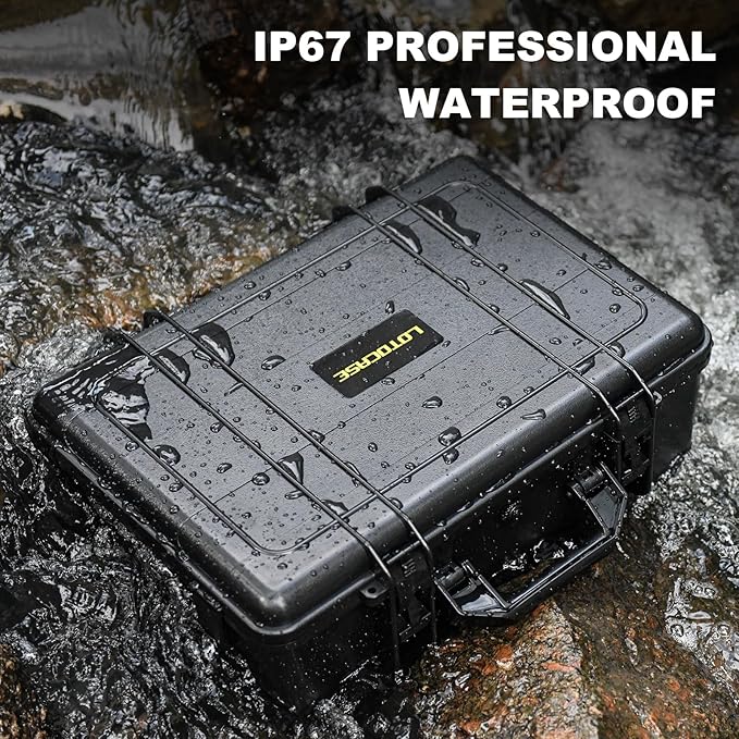 Air Compressor Hard Case Compatible with DEWALT 20V MAX Tire Inflator DCC020IB, Air Pump Storage Carrying Bag for DEWALT DCC020IB Tools, with Pocket for Battery Pack and Charging （ CASE ONLY)