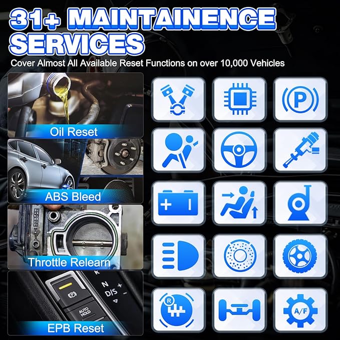 VDIAGTOOL Bidirectional Scan Tool VD70 Lite, 2025 Scanner for Car, OBD2 Scanner Diagnostic Tool, Full System Scan, 31+ Resets, CAN FD & DoIP
