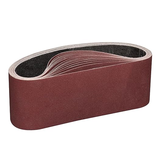 3 x 21 Inch Sanding Belts 320 Grits -15 Pack Sanding Belt Aluminum Oxide Sander Belts,Best for Sanding Wood,Metal and Paint