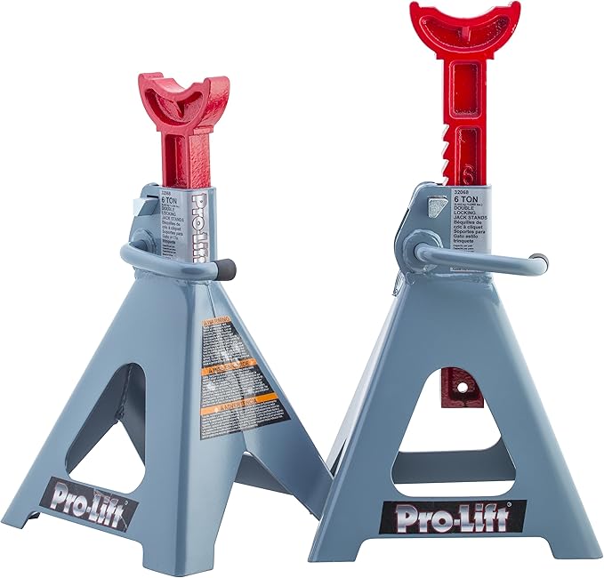 Pro-Lift 3 Ton and 6 Ton Double Locking Pin Jack Stands Bundle